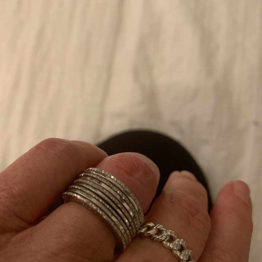 Silver Stackable Rings - image 7